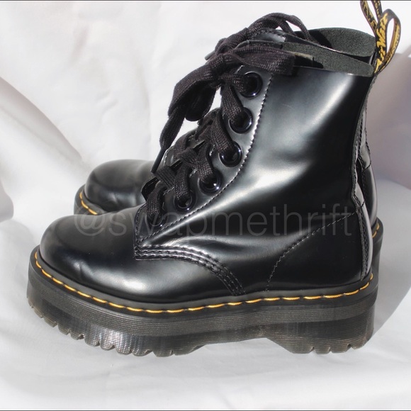 Dr. Martens Shoes - Rare Dr. Martens Molly Smooth Boots